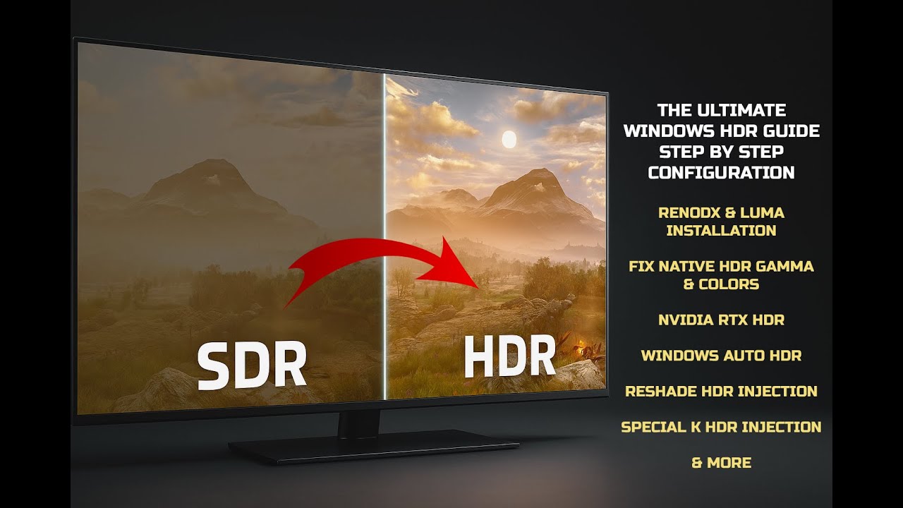 [GUIDE] Les outils HDR pour Windows [CALIBRATION, RENODX, LUMA, SPECIAL K.... ] (ENG SUBS)