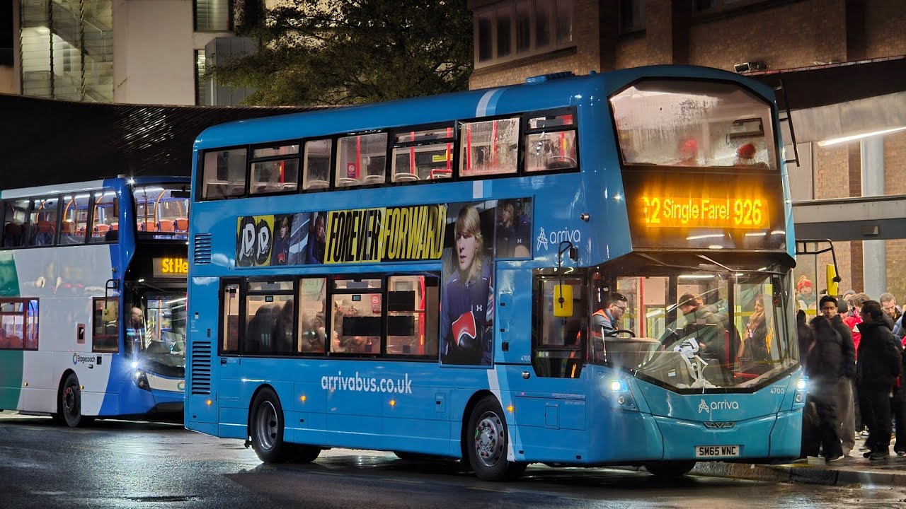 Recent acquisition! Arriva North West Wright Streetdeck OM934LA 4700/SM65WNC - Route 18