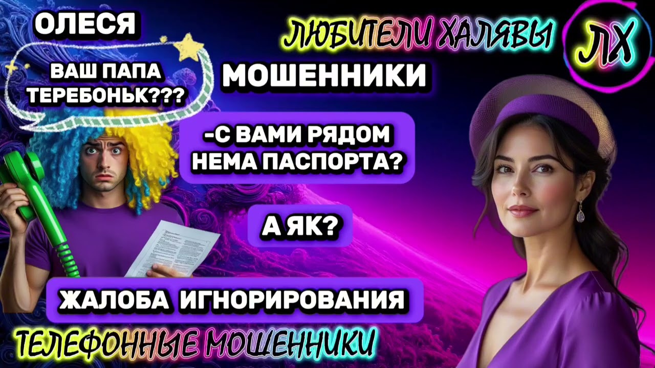⚡ ОЛЕСЯ. ЗВОНКИ МОШЕННИКОВ | ТЕЛЕФОННЫЕ МОШЕННИКИ 