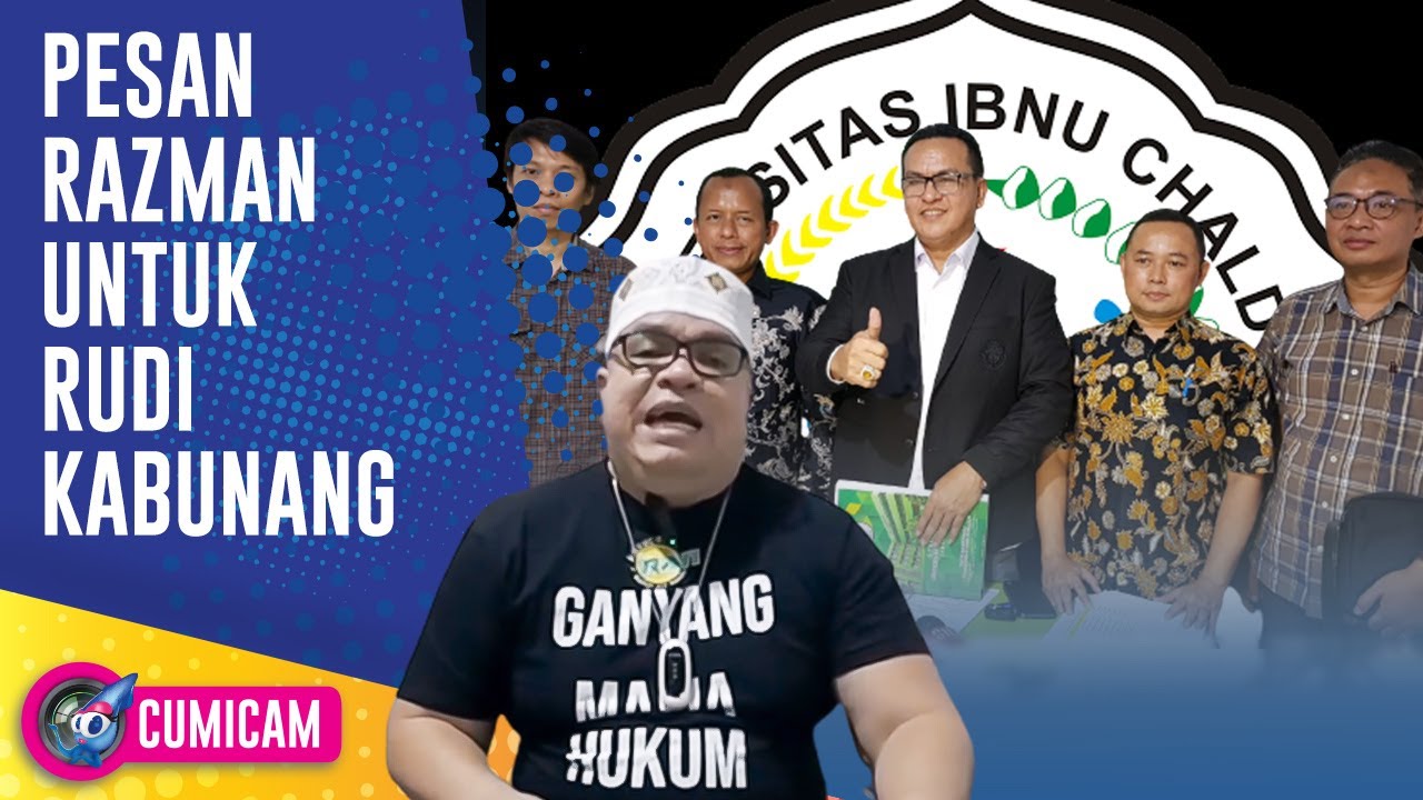 Razman Tanggapi Langsung Langkah Rudi Kabunang soal Keaslian Ijazahnya - Cumicam