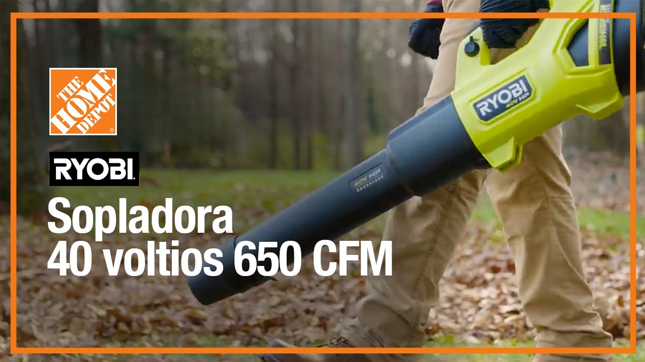 Sopladora 40V 650 CFM de Ryobi