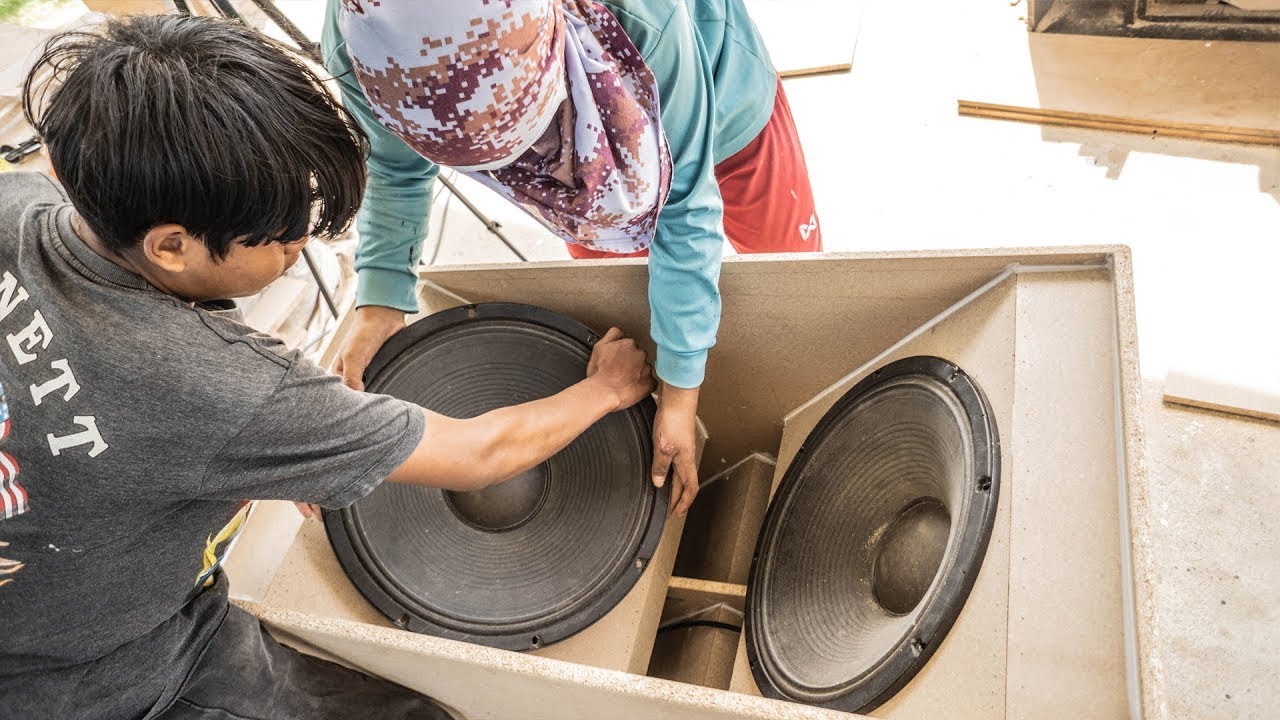 Bass Reflex Subwoofer Professional Audio PA Cabinet Speaker Plan