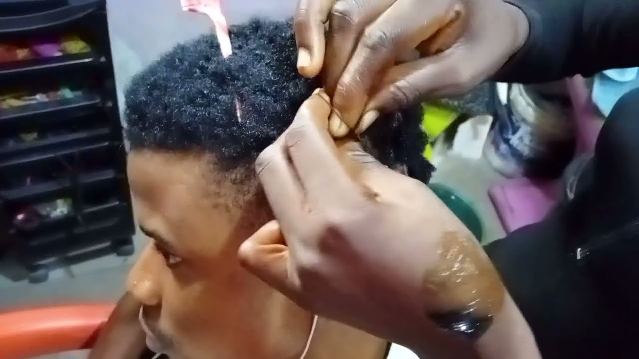 My Student Did Puff-Puff Hairstyle & Voice over ♥️#foryou #youtubeshorts #share #fypシ゚viral #foryou 