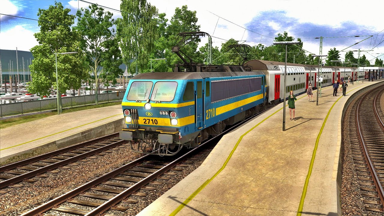 Train Simulator classic HLE 27 + M6 carriages SNCB / NMBS Belgium