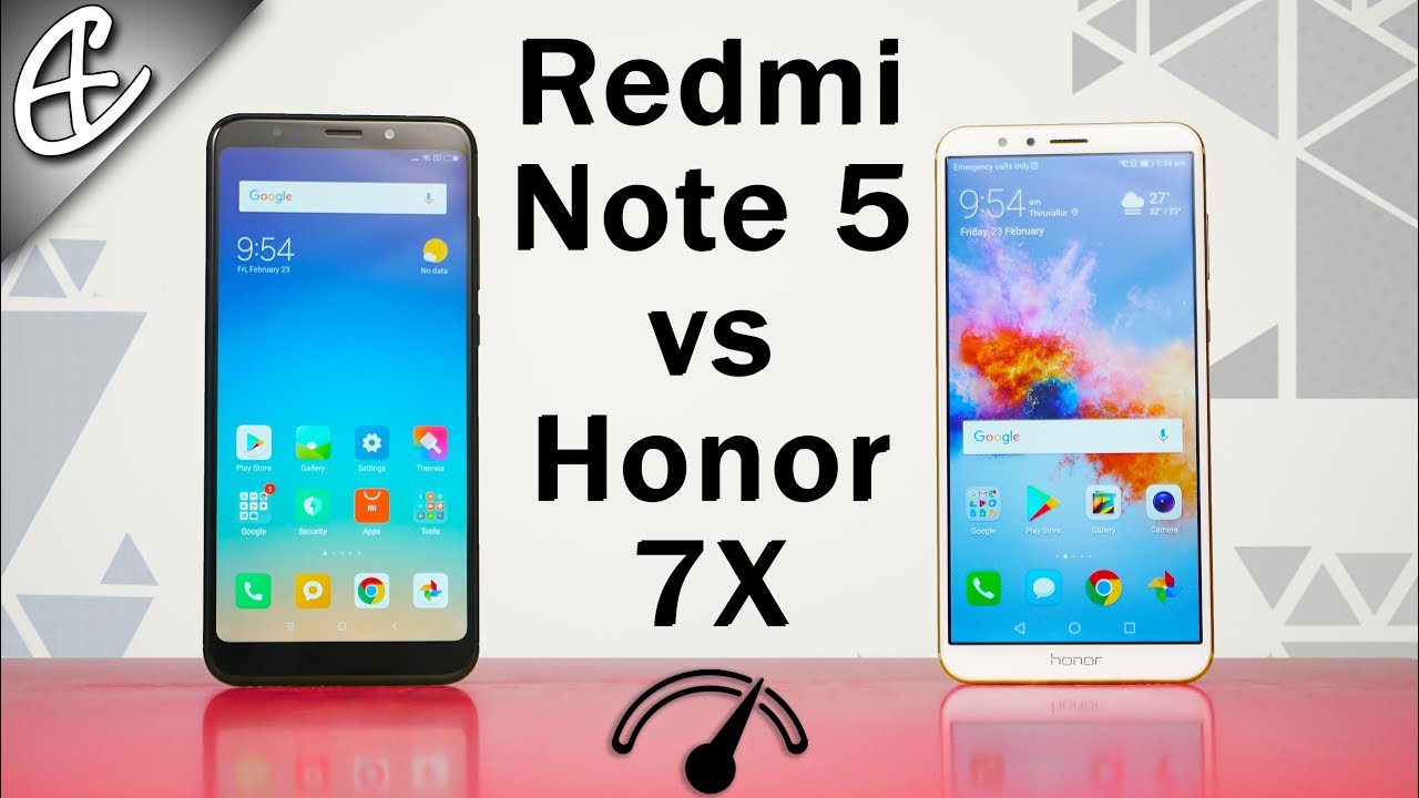 Redmi Note 5 vs Honor 7X Speedtest Comparison!