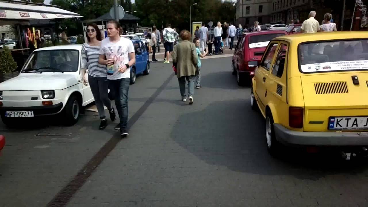 Zlot maluchow Fiat 126p Manufaktura Łódź 2016