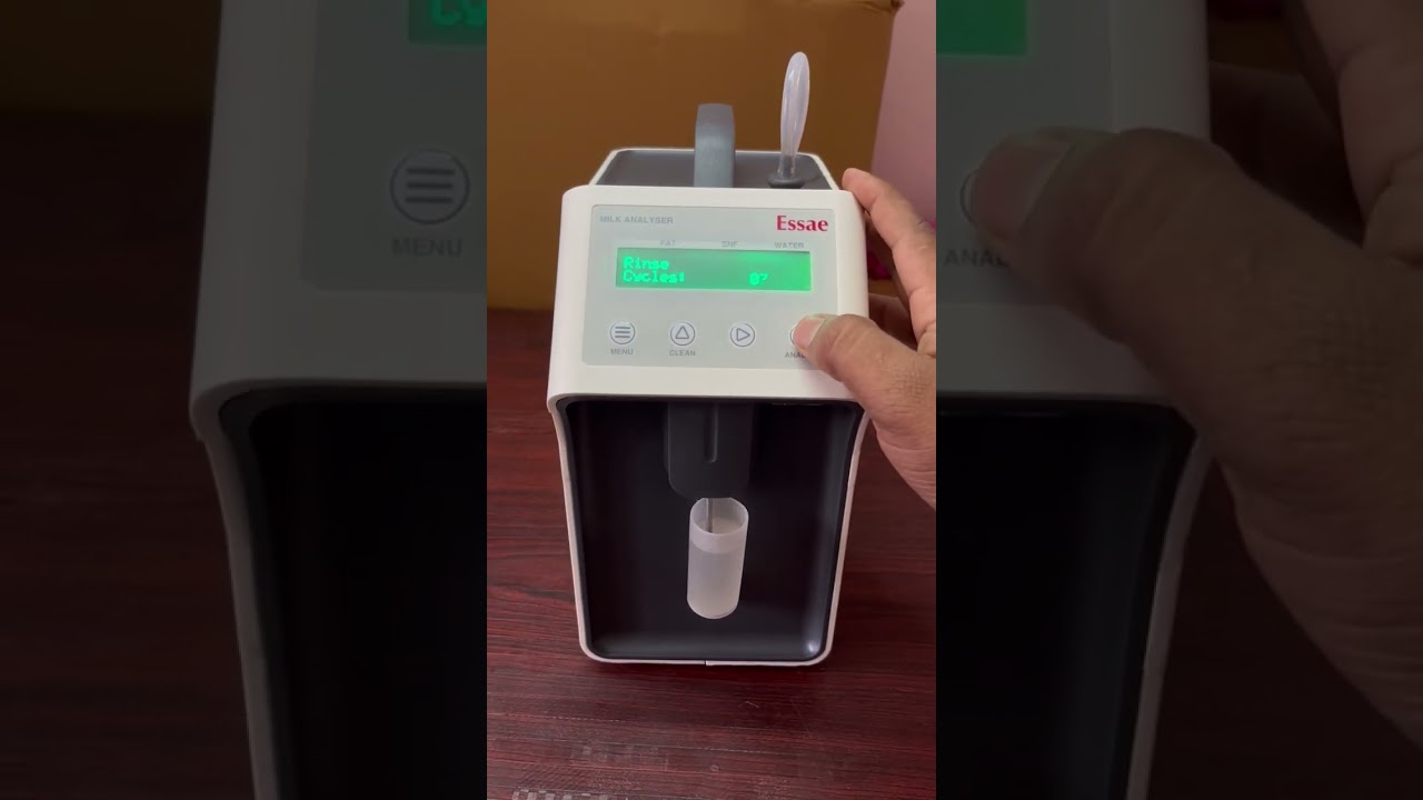 How to use milk analyzer Essae brand? 