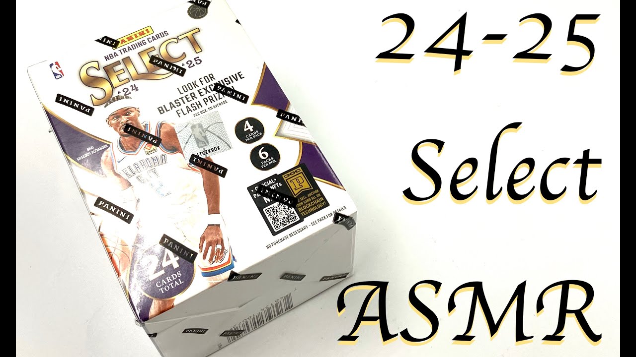 2024-25 Panini Select Basketball Retail Blaster Box Opening ASMR