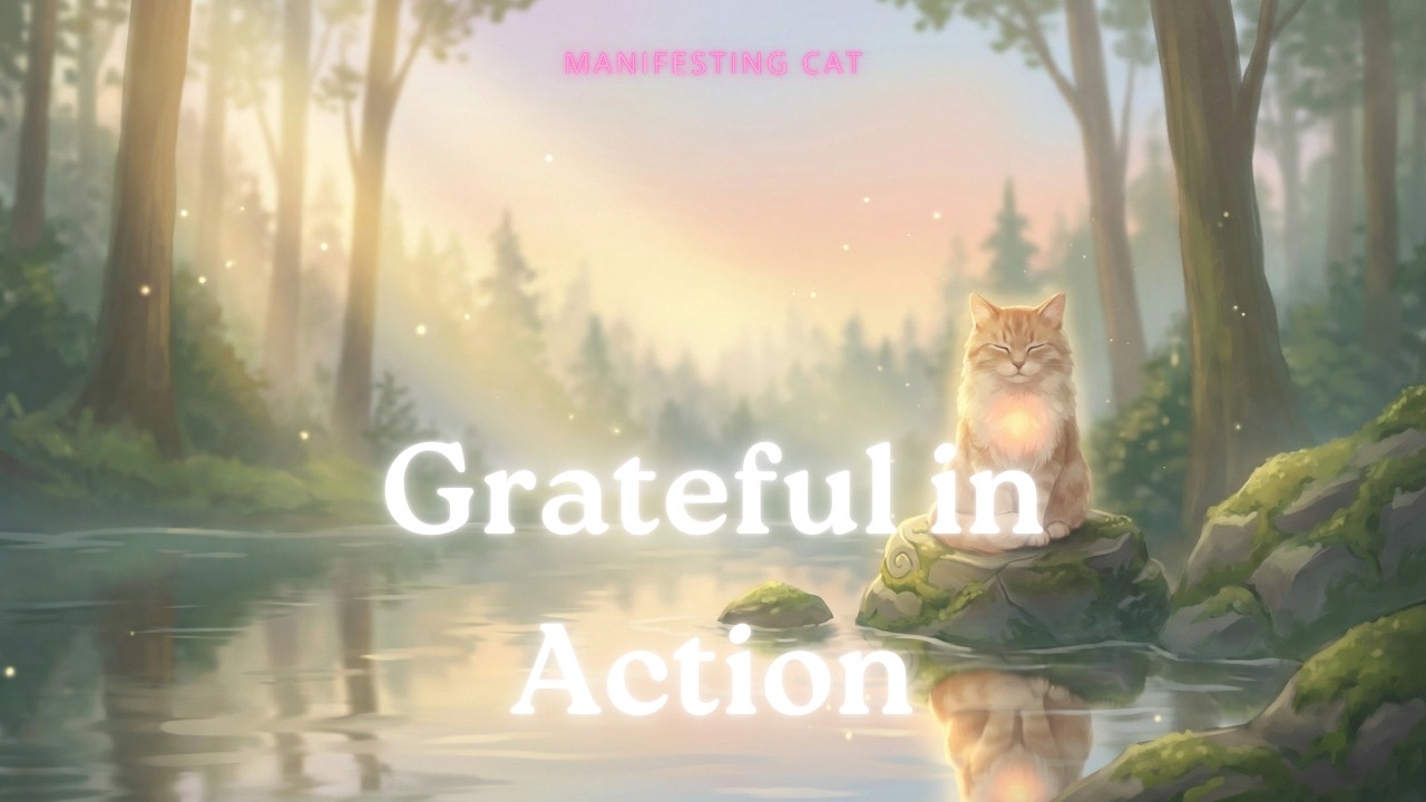 Grateful in Action | LoFi Gratitude Music for Focus & Growth 🐱