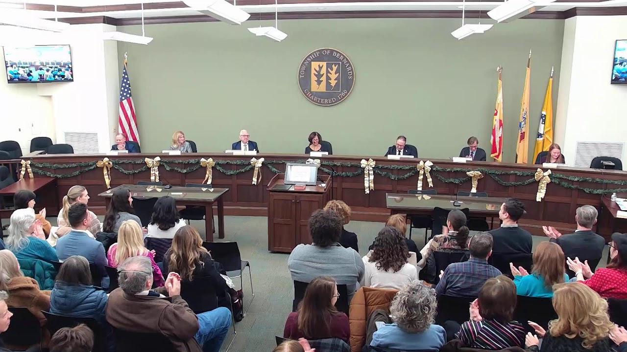Bernards Township Committee Reorganization Meeting - 7:00 PM January 6, 2026