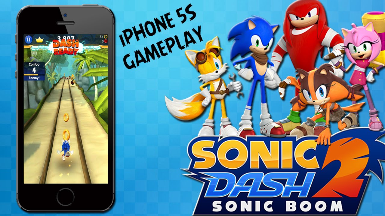 SONIC DASH 2 - iPhone 5S Gameplay Comentado