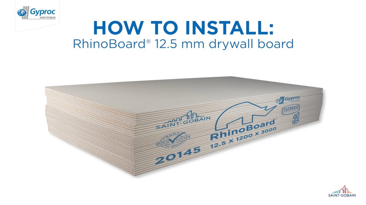 RhinoBoard® 12.5mm Installation Video