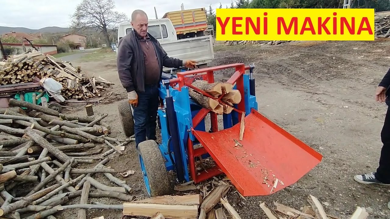 Odun yarma Makinesi profesyonel ( hızlı piston , 6 4 2 yarma seçenekli ) Part 2