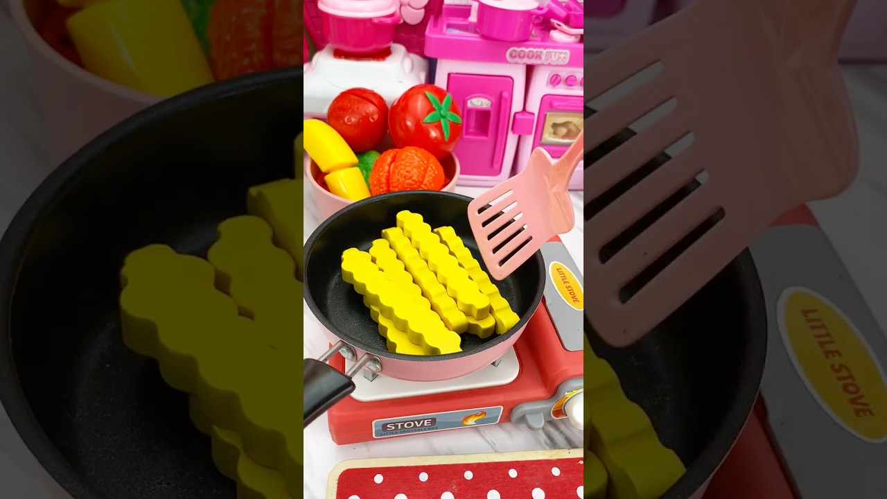 Satisfying with Unboxing & Review Miniature Kitchen Set Toys Cooking Video | ASMR Videos no music