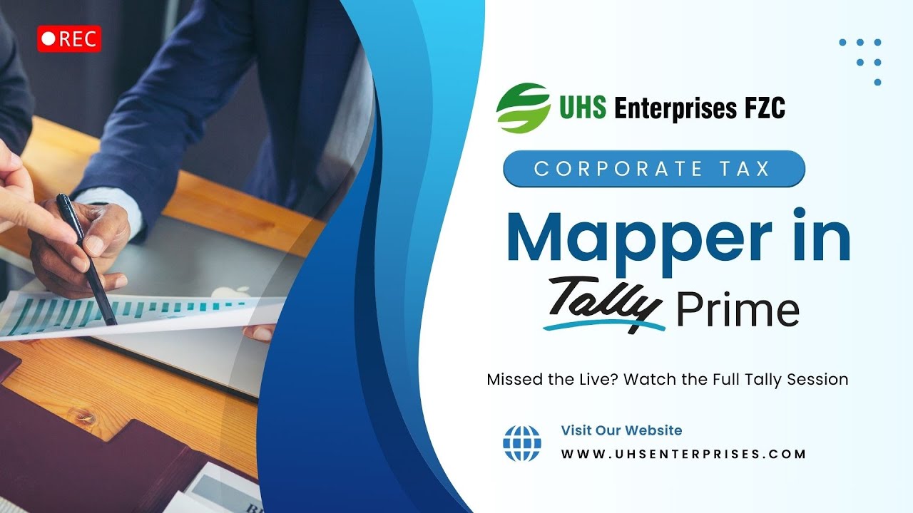 Corporate Tax Mapper in Tally Prime | Webinar Recording | UHS Enterprises