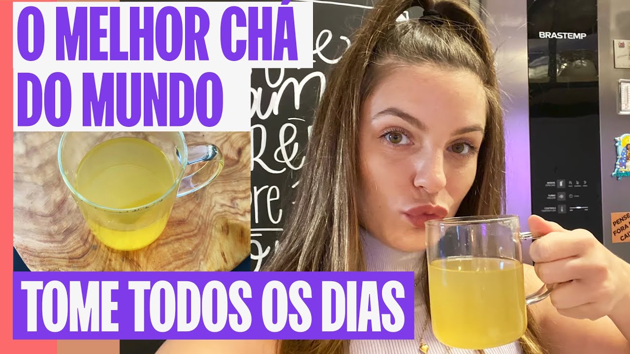 MELHOR CHÁ DO MUNDO: VERDE COM GENGIBRE DETOX E ENERGÉTICO