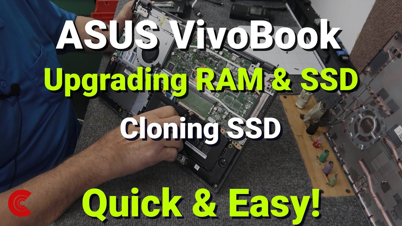 Обновление памяти для ASUS VivoBook SSD, клонирование SSD