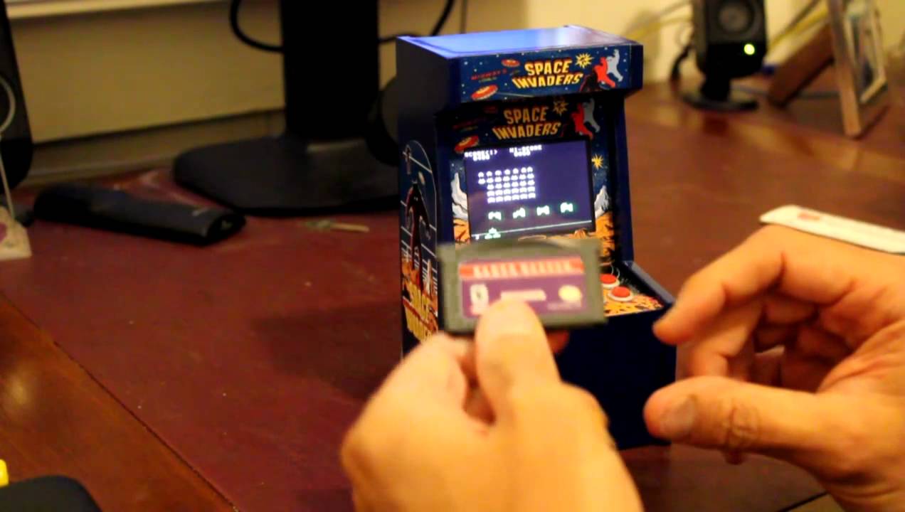 Worlds smallest Space Invaders arcade machine (maybe)