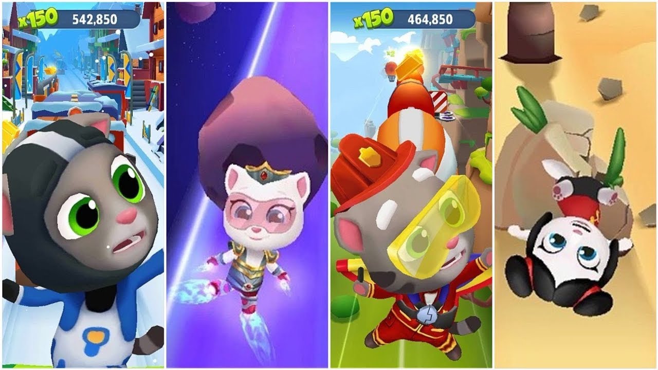 Talking Tom Gold Run - All Best Funny Fails