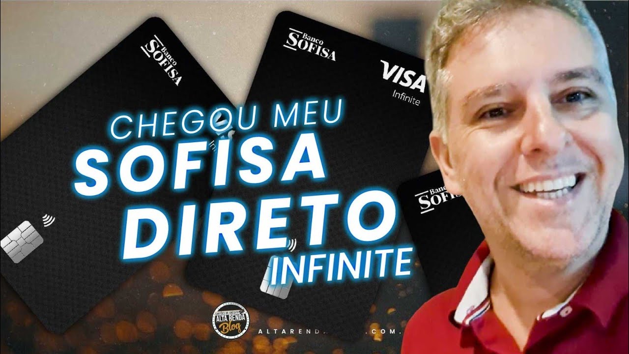 🏧CHEGOU MEU CARTÃO VISA INFINITE SOFISA DIRETO! SEM ANUIDADE, ATÉ 5% DE CASHBACK, SALA VIP GRÁTIS