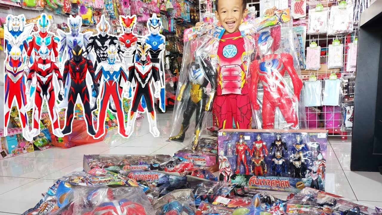 ULTRAMAN 🥰!!! BORONG SEMUA MAINAN ULTRAMAN DI TOKO QUEEN | AA GHAFI12