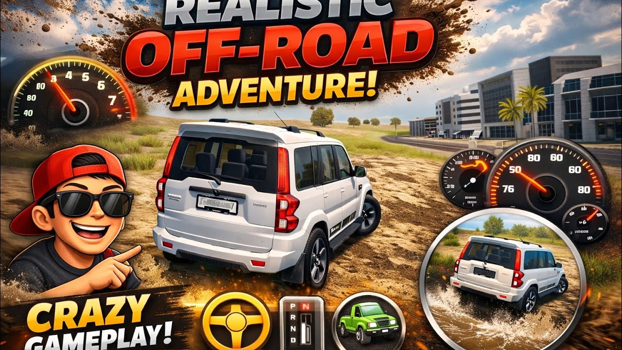Off Road Driving Simulator 2026🚗💨#OffRoadGame #CarDrivingGame #RealCarDriving #IndianGaming#SUVGame 