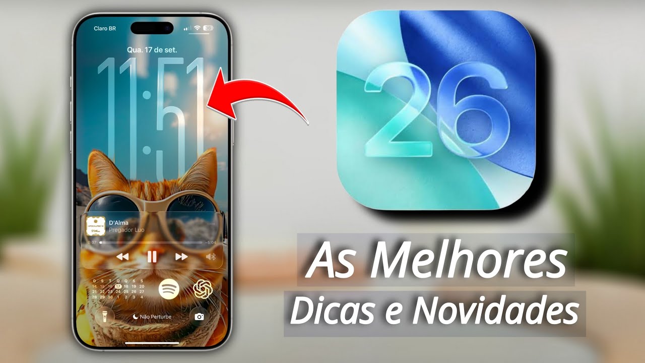 iOS 26 Oficial - Aqui Estão As Melhores Novidades e Dicas do iOS 26