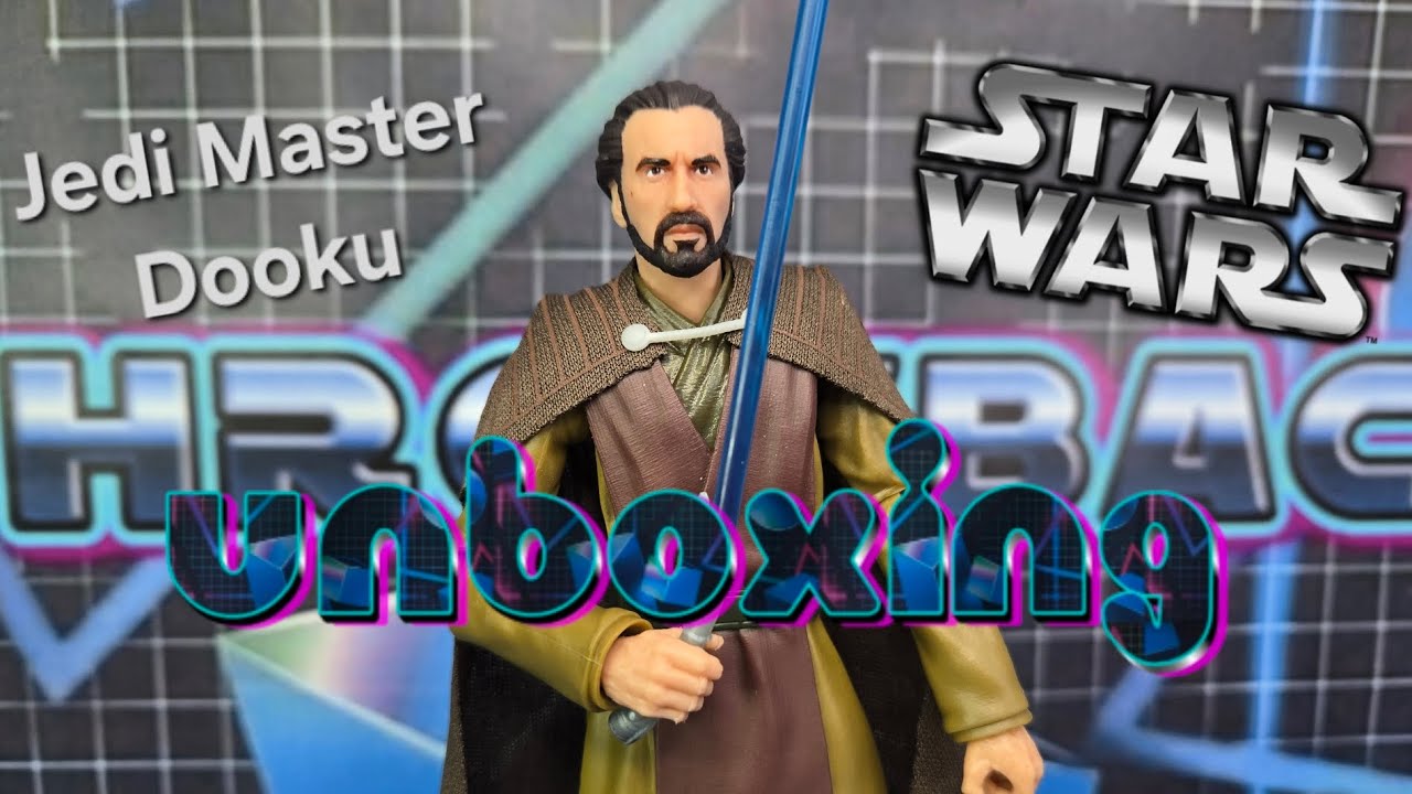 Jedi Master Dooku Black Series Unboxing 