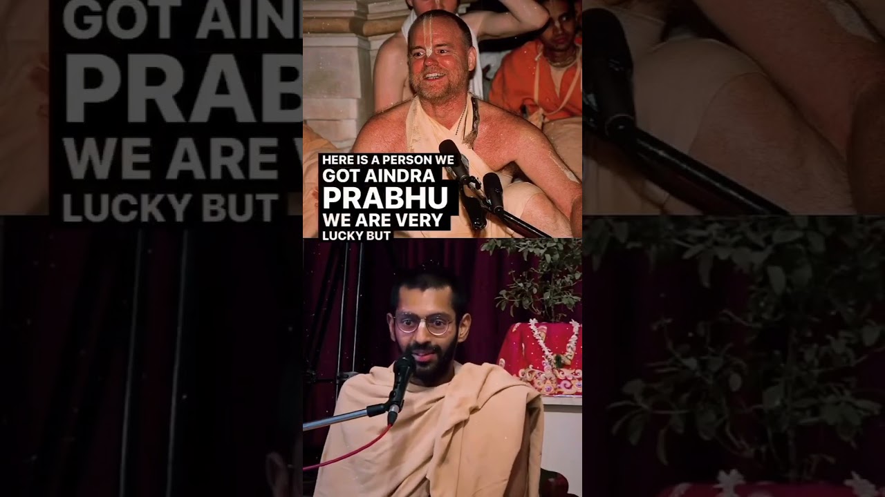 Glorification of aindra prabhu by Hg Pavan nitai Chandra das 🙏❤️💎 #aindraprabhu