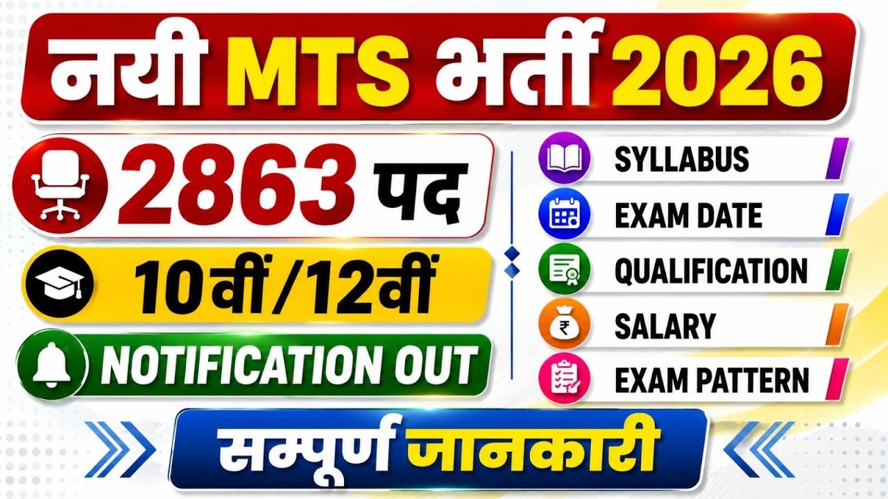 JKSSB MTS Recruitment 2026 | JKSSB MTS Notification 2026 Out | Syllabus, Eligibility & Salary