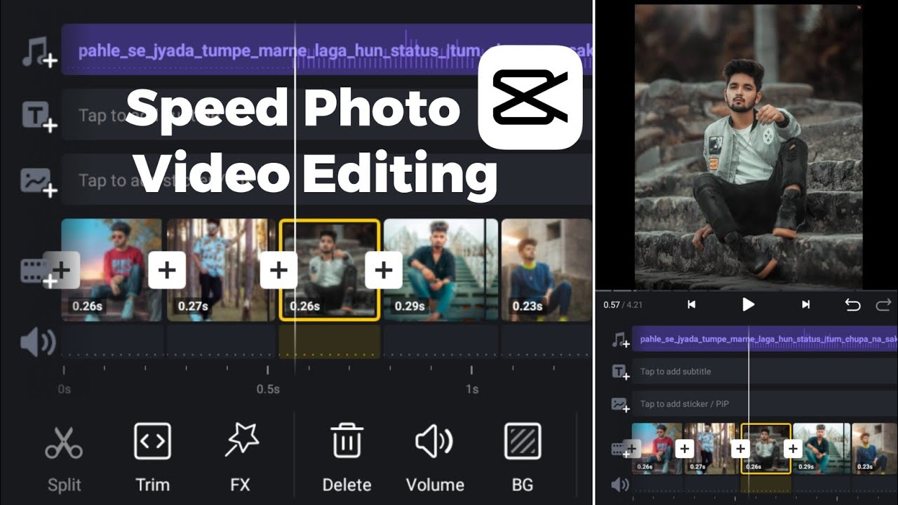 Capcut Speed Photo Video Editing | Tiktok New Trend | Capcut Photo Editing Toturail
