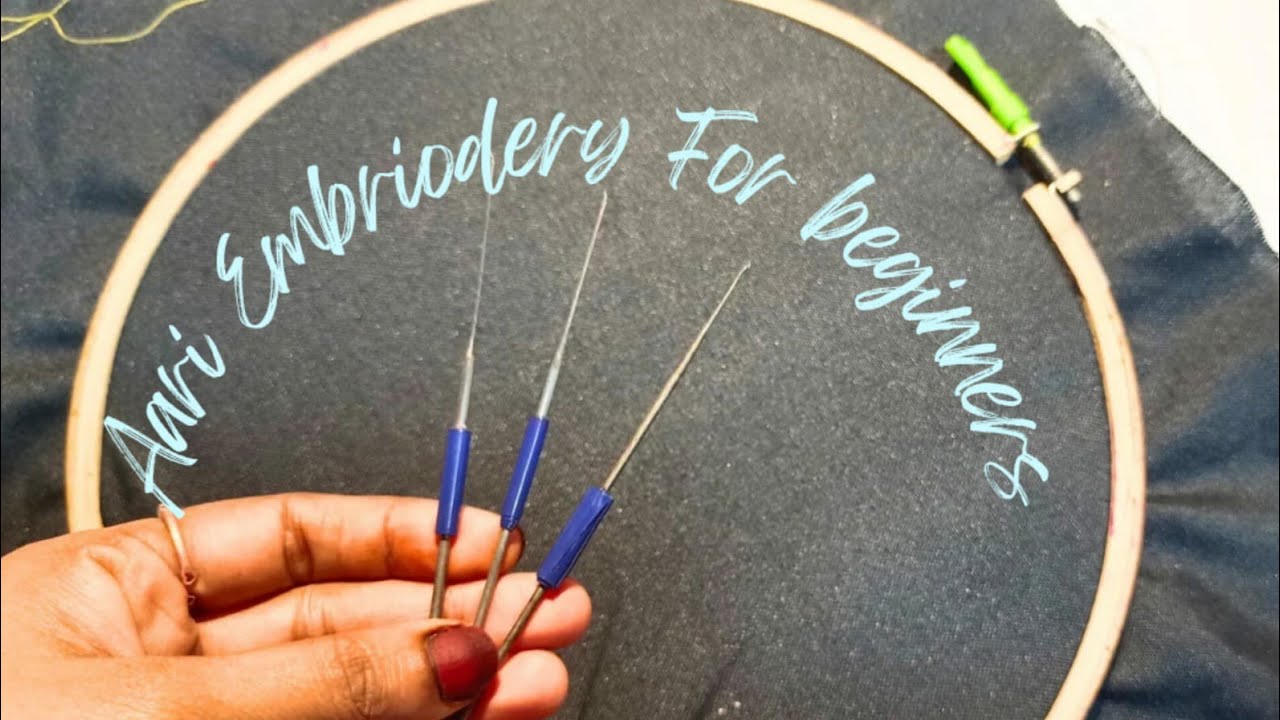 Aari embroidery for beginners,help to starting aari work ||aari embroidery