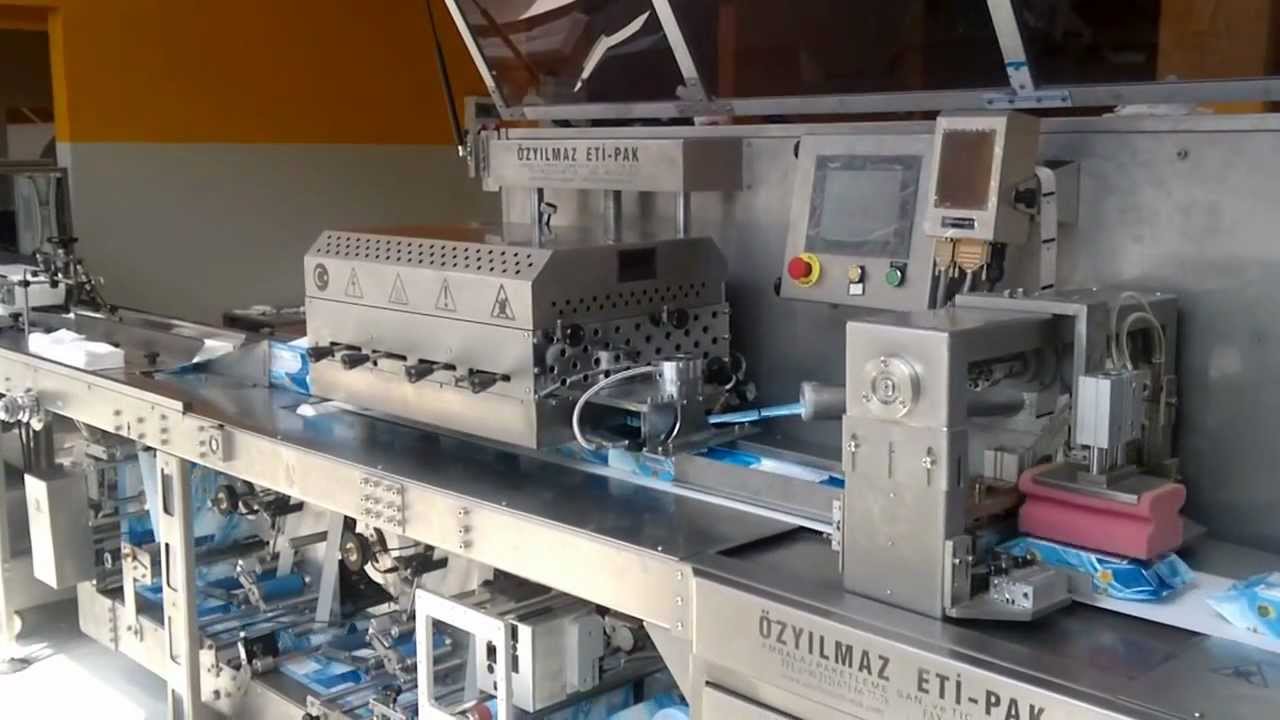 Wet Wipes Machinery ISLAK MENDİL 12Lİ KESİM MAKİNASI Packaging Machine Serkan Özyılmaz +905333902824