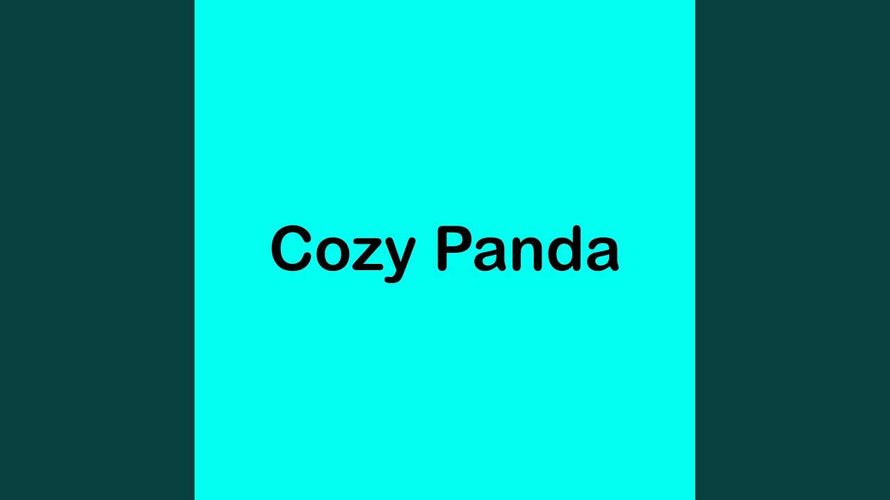 Cozy Panda