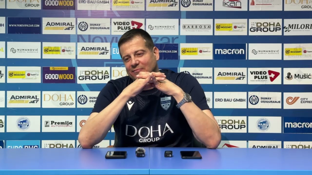 Konferencija za medije pred utakmicu 26. kola Superlige Srbije • Mladost Lučani - FK Novi Pazar