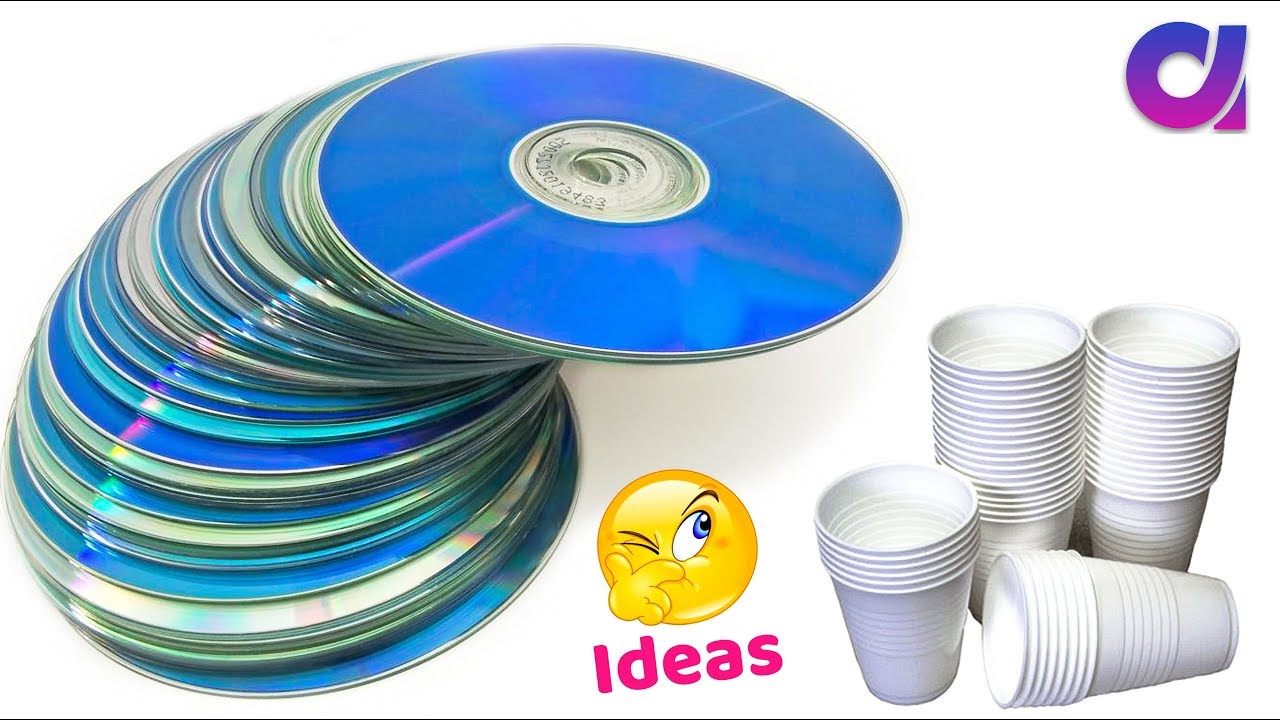 Best use of waste disposal tea Glass & CD | DIY Home Decor | Artkala 398.