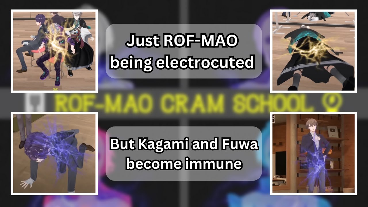 【ENG SUB】Just ROF-MAO being electrocuted【Kagami Hayato/Kenmochi Touya/Fuwa Minato/Kaida Haru】