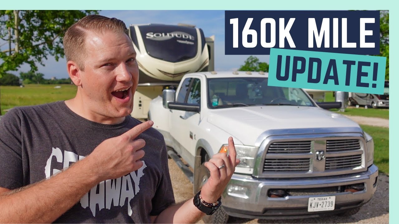 160K MILE REVIEW OF OUR 3500 RAM DIESEL DUALLY! (AND 5 MUST DO UPGRADES)