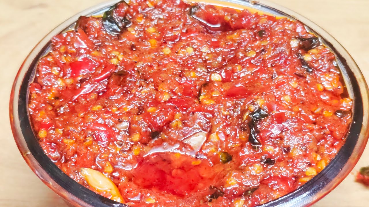 साउथ इंडियन स्टाइल पक्की हुई लाल मिर्च अचार|Redchillipickle#homemadeachar#pieklelovers#southindian#