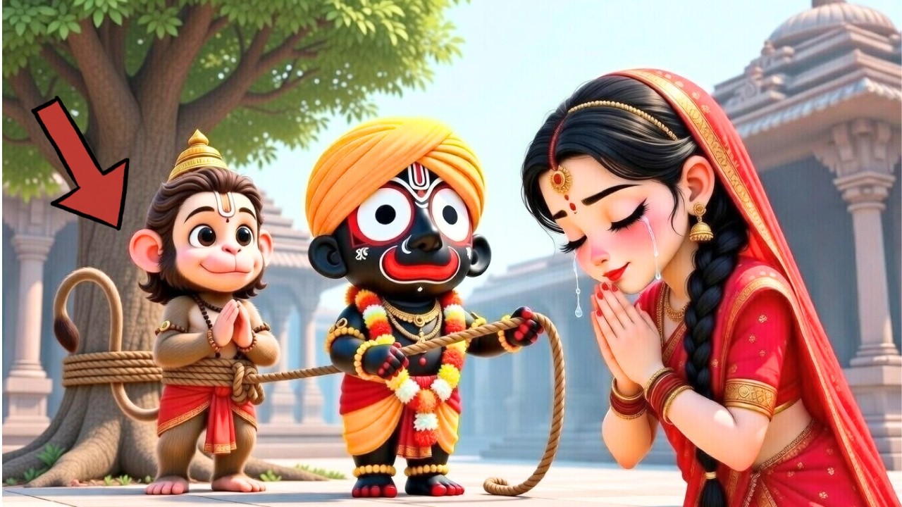 भगवान जगन्नाथ ने हनुमान जी को क्यों बांधा?/Lord Jagannath stories . Religious and Devotional story.🔥