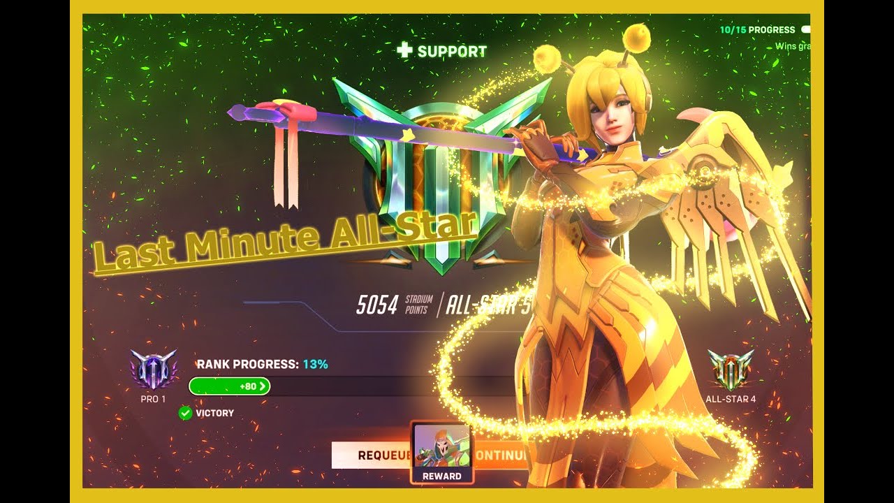 Hitting All-Star before Drives start ꨄ︎ OW2 S20 Stadium Mercy Gameplay