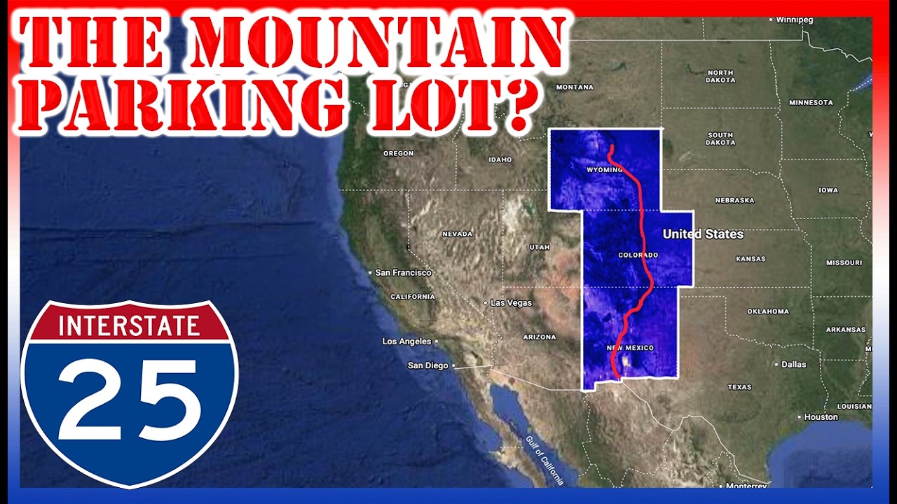Why Everyone HATES (and Loves) Interstate 25 | The Mountain Interstate