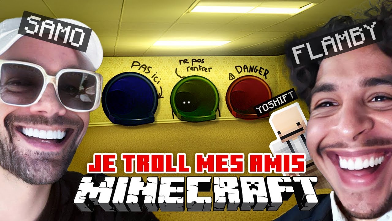 CHOISIS LE BON TOBOGAN POUR T'ECHAPPER (Samo et Flamby sur Minecraft)