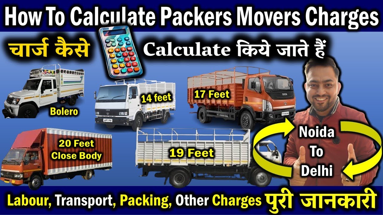 Movers And Packers Charges | Movers And Packers | पैकर्स और मूवर्स | Noida | Delhi | New Delhi