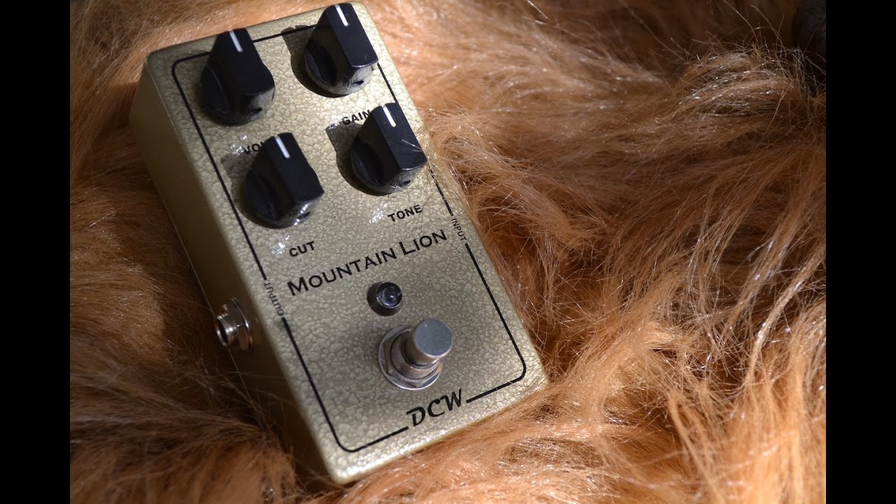 DCW Pedals - Mountain Lion (Overdrive) FULL DEMO with Sean Gibson of The Noise Reel
