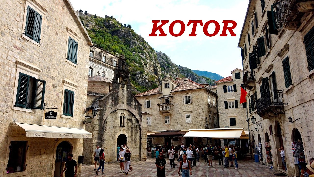 KOTOR Czarnogóra - najbardziej magiczne miasto Czarnogóry! + wyspa Sveti Stefan!