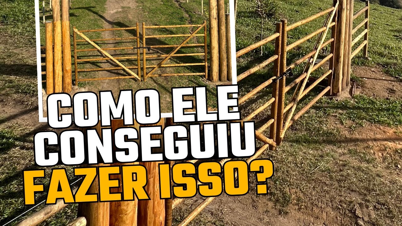 Passo a passo de porteira rústica de eucalipto tratado redondo?como fazer porteira de eucalipto?