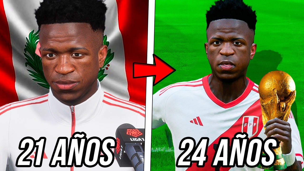 Reinicio la Carrera de Vinicius Jr, pero como Peruano
