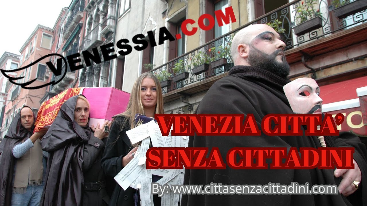 VENEZIA Citt&agrave; senza cittadini