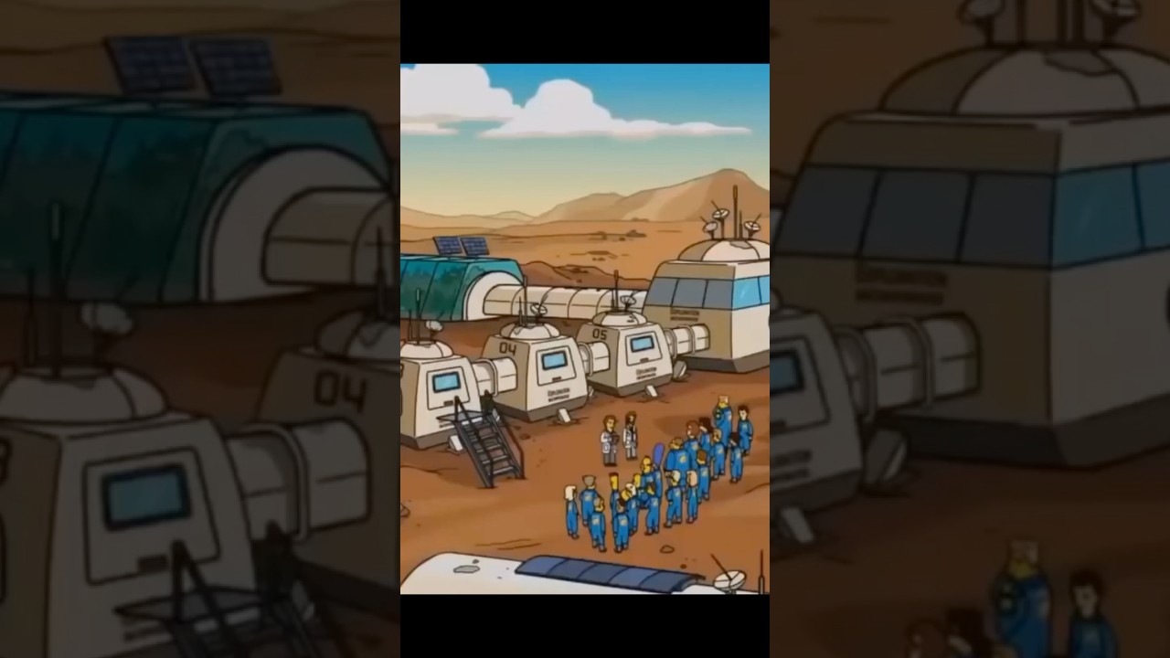 The Simpsons Predicted Elon Musk's Mars Colony 